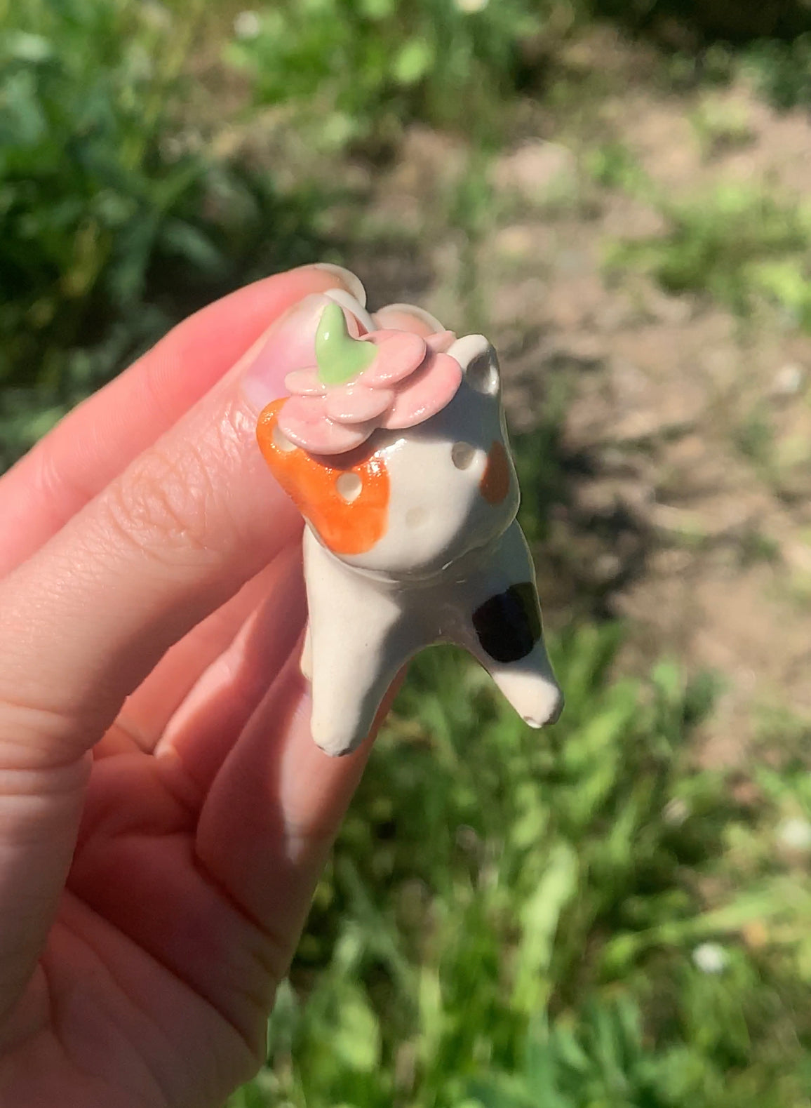 Fancy Tiny Ceramic Cats