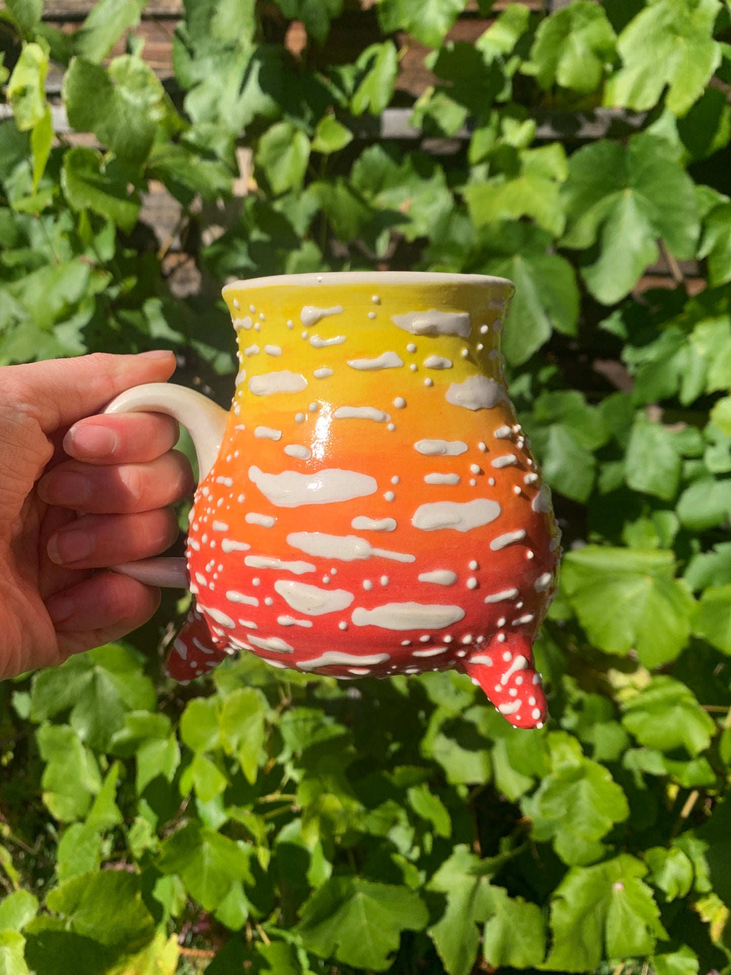 Red/yellow Amanita Mushroom Mug