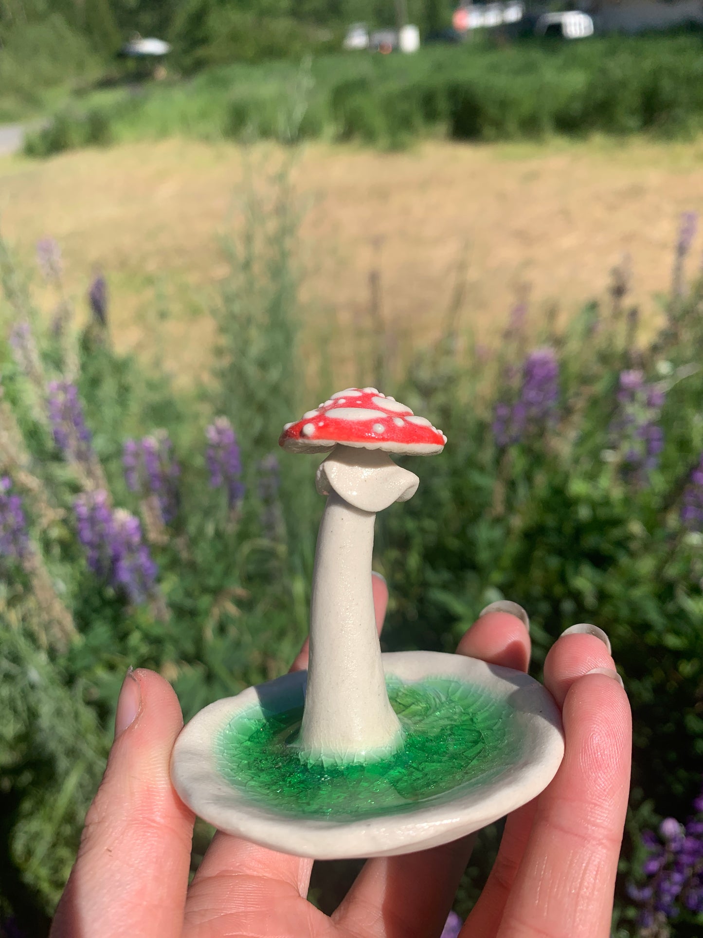 Mushroom Jewelry Dish