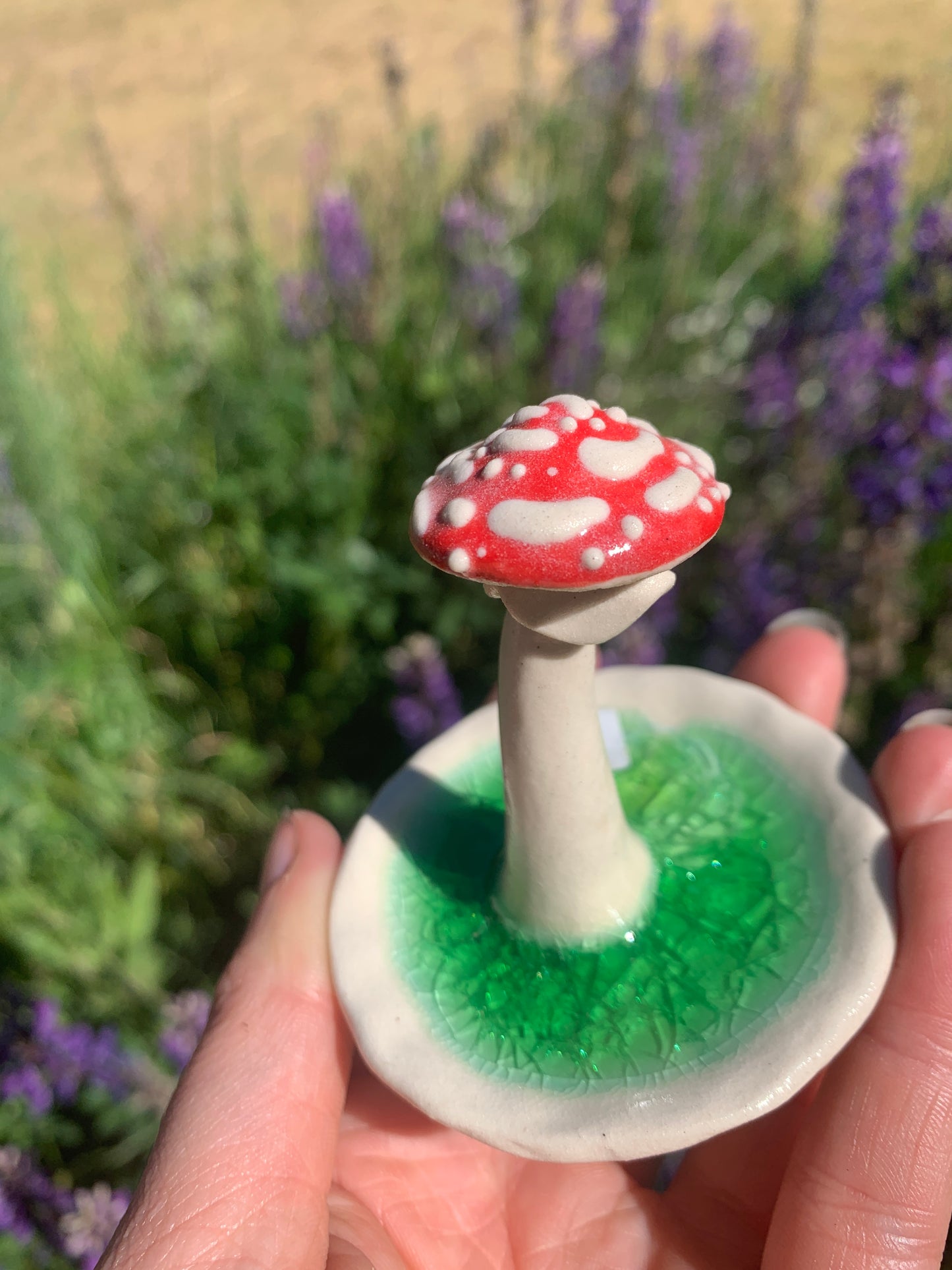 Mushroom Jewelry Dish