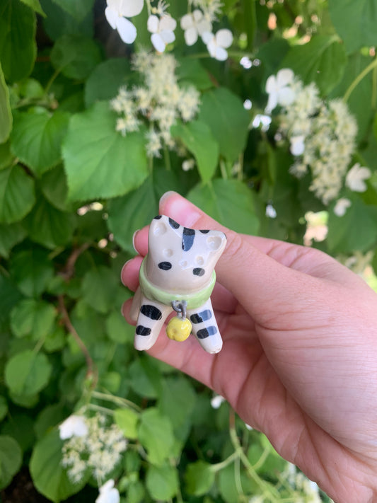 Fancy Tiny Ceramic Cats