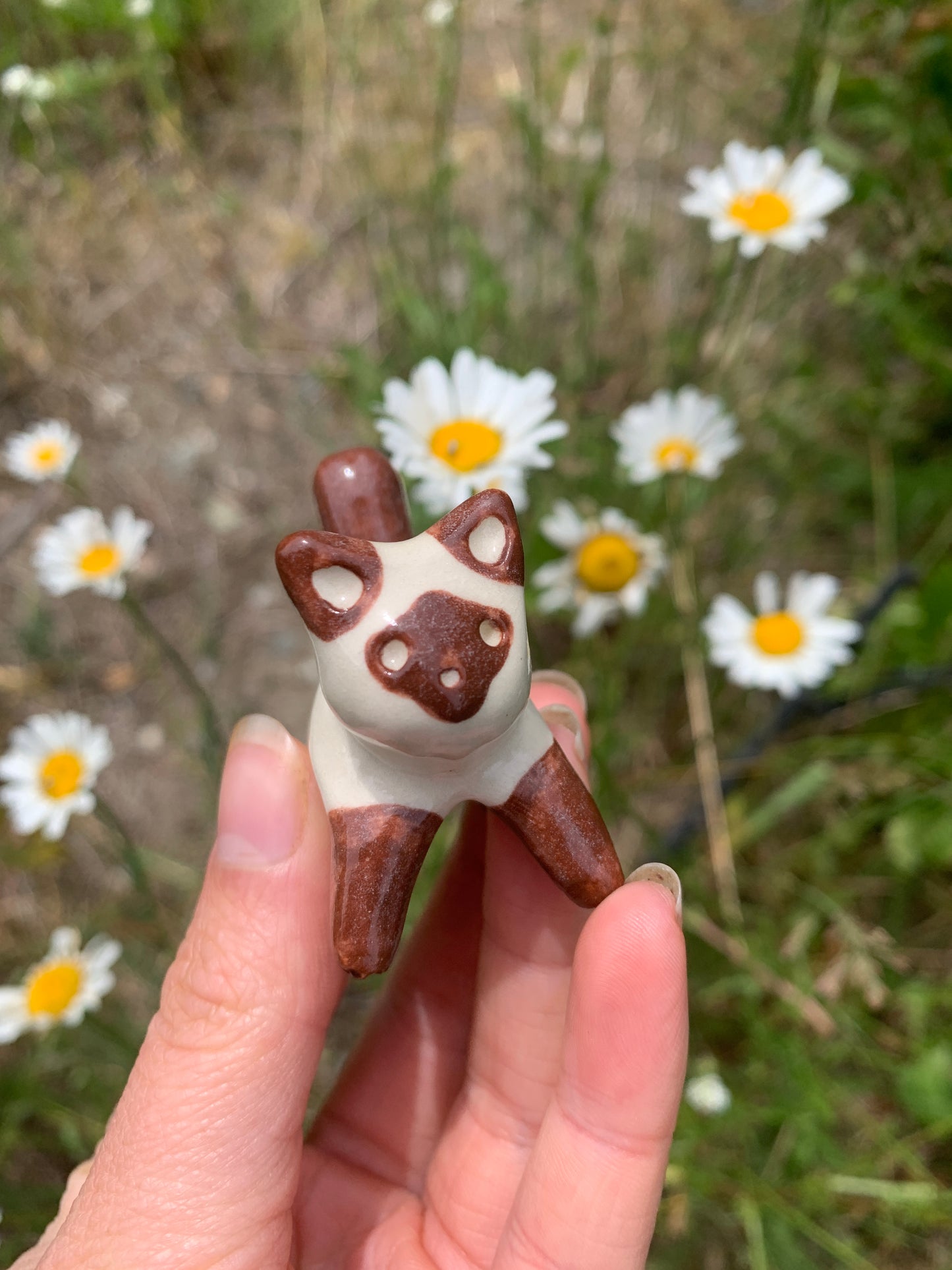 Tiny  Ceramic Cats
