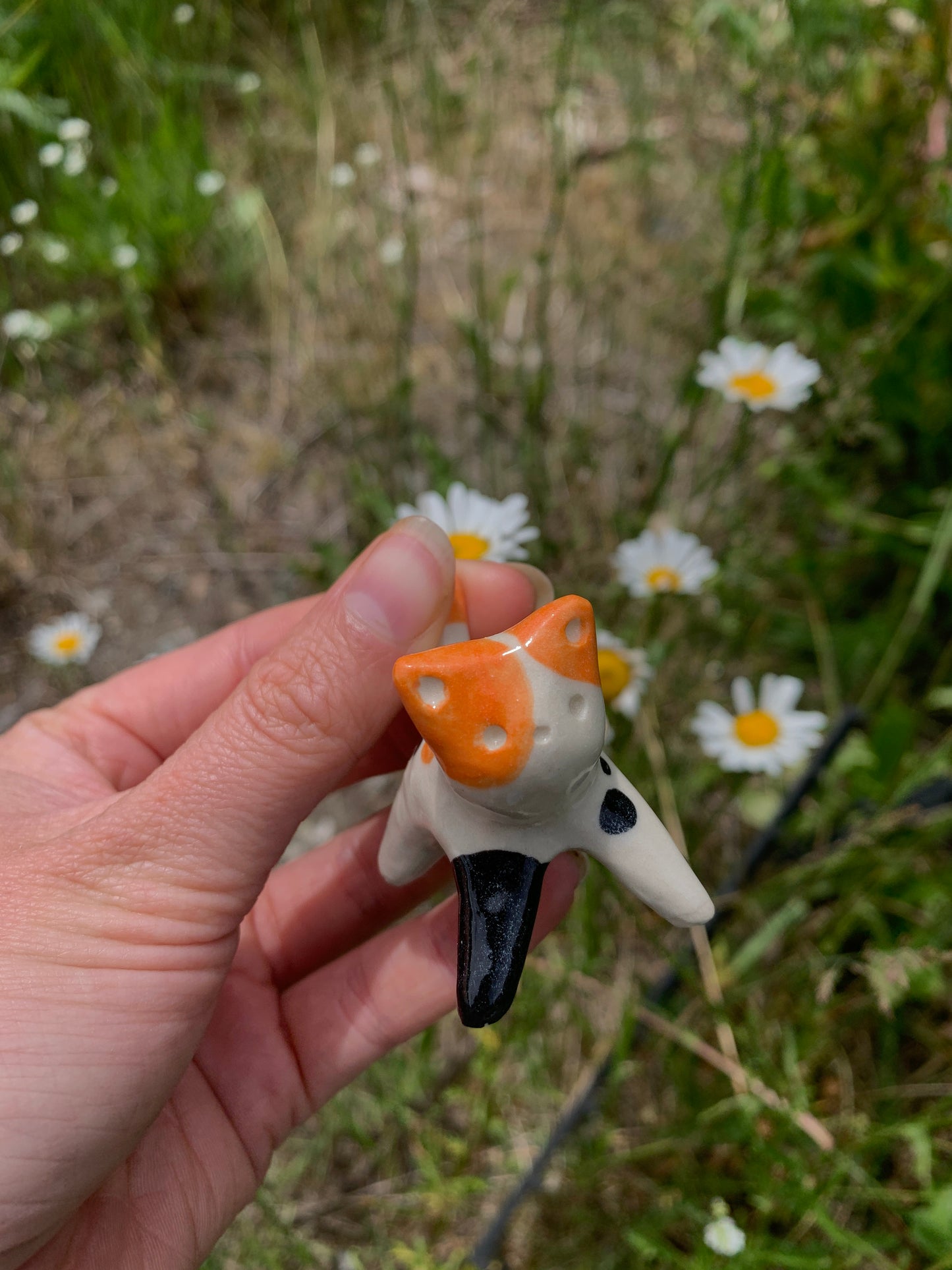 Tiny  Ceramic Cats