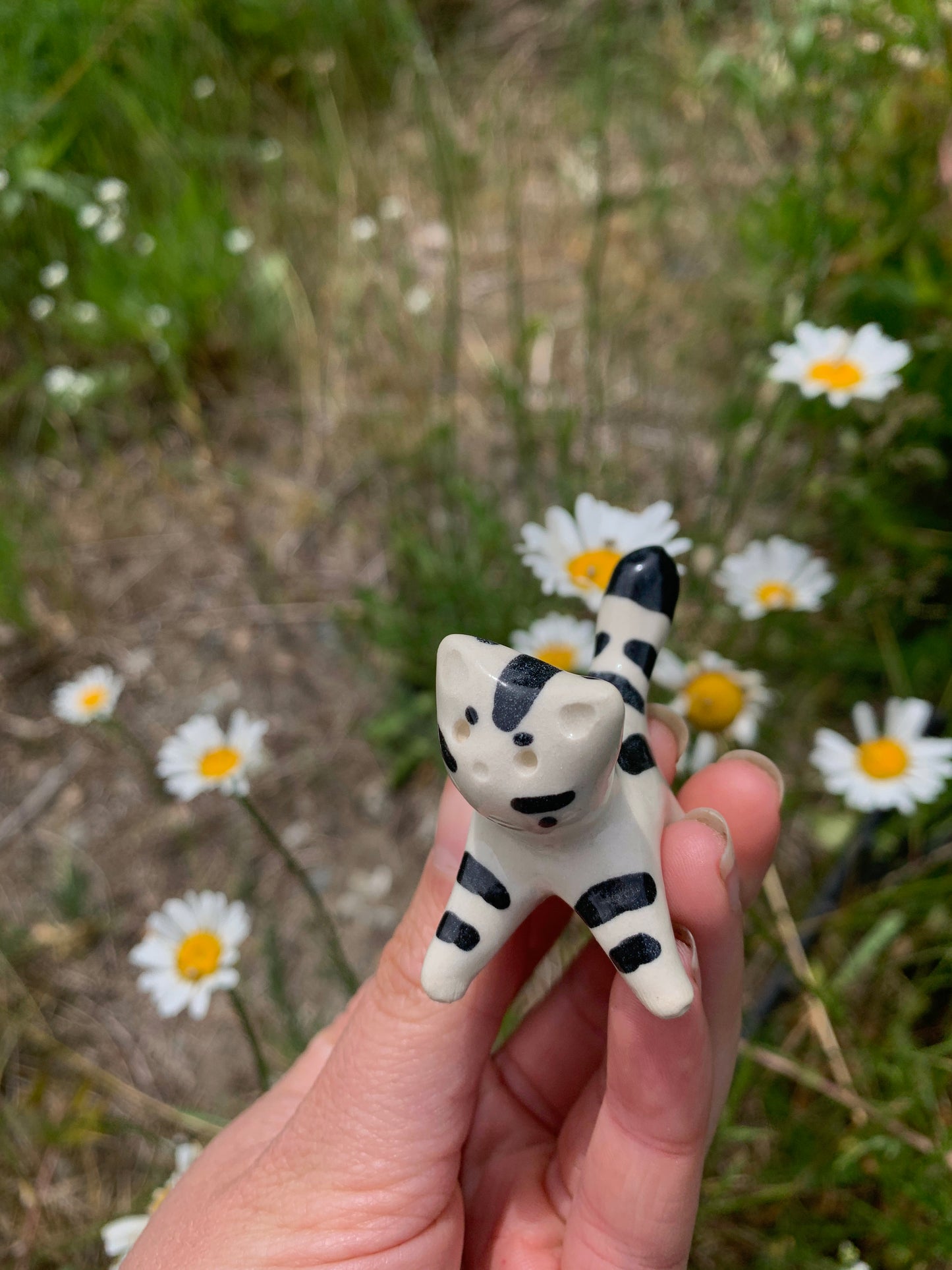 Tiny  Ceramic Cats